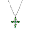 Chromatic Colorful Cross Necklace