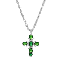 Chromatic Colorful Cross Necklace