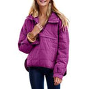 Tanming Women's Oversized Hooded Puffer Jacket Quilted Lightweight Winter Warm Pullover Padded Hoodies Coat