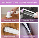 Dog Grooming Vacuum Kit, Pet Grooming Vacuum with Clipper Nail Grinder, 2.5L Dust Cup Dog deshedding Vacuum Brush with 4-6 Pet Grooming Tools for Shedding Pet Hair, Home Cleaning ##TikTokShopBacktoSchool