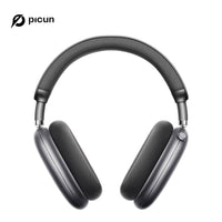 Picun F8 Pro Wireless Headphones - 52dB Noise Cancellation, 5 Smart ENC Mics, Detachable Fabric Ear Cushions, 140 Hour Standby, Seamless Dual Device Connection for All-Day Use and Boosted Productivity