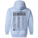 99 Reasons to Stay Another Day - Unisex Mental Health Awareness Hoodies, Crews, & Tshirts Sm-5x Long Sleeve Casual Crewneck Menswear  Round Neck Classic Small