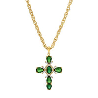 Chromatic Colorful Cross Necklace