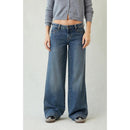 Pacsun Women's Casey Low Rise Baggy Jeans Dark Indigo Tint