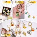 153 PCS Jewelry Making Kit, Beginner Resin Kit,Resin Accessories for Keychains, Jewelry, Earrings, Necklaces, Pendants,DIY Handmade Holiday Gift Crafts,Comes With Tutorial For Beginners,85Pcs Dried Flowers Kit - Let's Resin