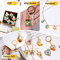 153 PCS Jewelry Making Kit, Beginner Resin Kit,Resin Accessories for Keychains, Jewelry, Earrings, Necklaces, Pendants,DIY Handmade Holiday Gift Crafts,Comes With Tutorial For Beginners,85Pcs Dried Flowers Kit - Let's Resin