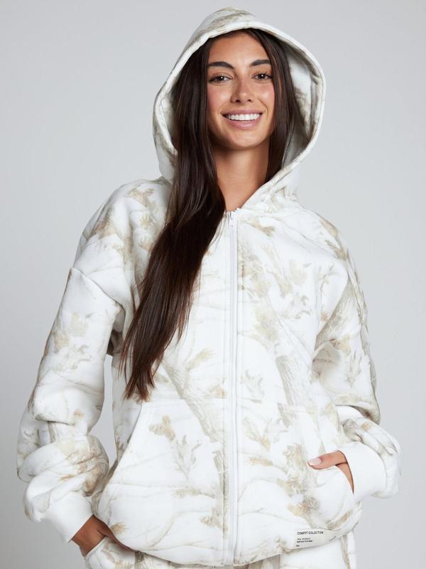 Comfrt | Camo Zip Hoodie