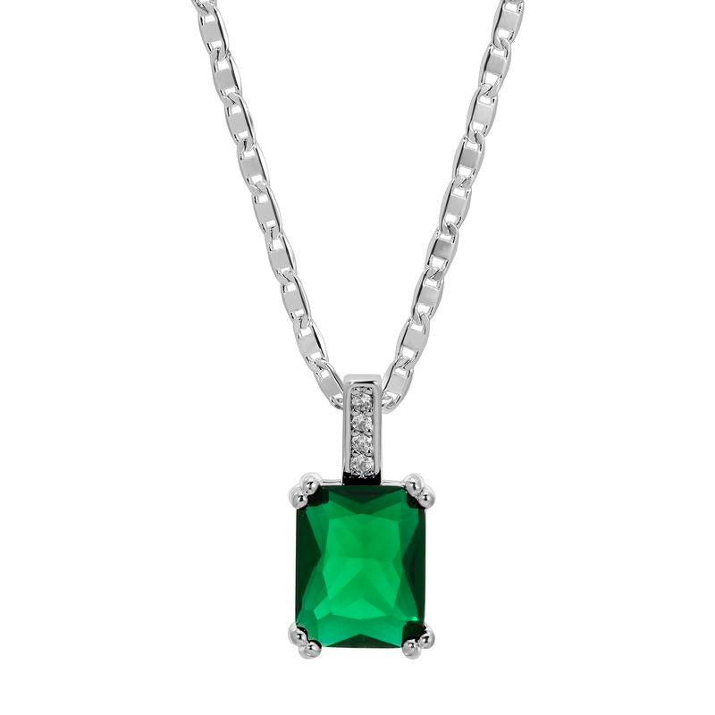 Emerald/Green / Gold / 16" (Shortest)