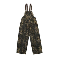 AELFRIC EDEN Women's Leopard Print Overalls Casual Suits Trendy Unique Sleeveless Strap Cotton Jumpsuit for Summer