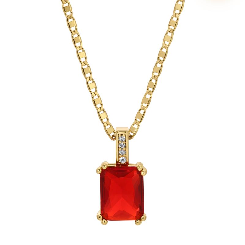 Single Gem Necklace