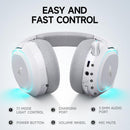Picun G2 Gaming Headset Version 5.3 7.1 Surround Sound 5ms Low Latency ENC Microphone for PC PS4 PS5 for PC Laptop