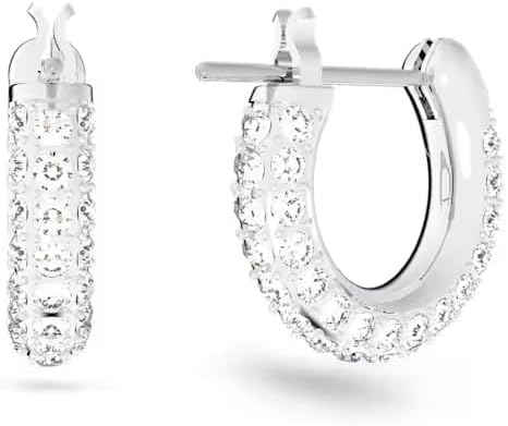 Swarovski Stone Crystal Pierced Hoop Earring Jewelry Collection