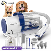 Dog Grooming Vacuum Kit, Pet Grooming Vacuum with Clipper Nail Grinder, 2.5L Dust Cup Dog deshedding Vacuum Brush with 4-6 Pet Grooming Tools for Shedding Pet Hair, Home Cleaning ##TikTokShopBacktoSchool
