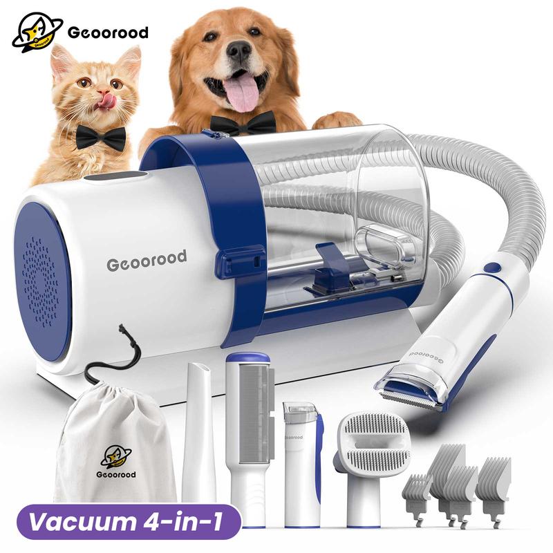 Dog Grooming Vacuum Kit, Pet Grooming Vacuum with Clipper Nail Grinder, 2.5L Dust Cup Dog deshedding Vacuum Brush with 4-6 Pet Grooming Tools for Shedding Pet Hair, Home Cleaning ##TikTokShopBacktoSchool