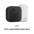 Blink Outdoor 4 (newest model) – Wireless smart security camera, two-year battery life, 1080p HD day and infrared night live view, two-way talk. Sync Module Core included – 2 camera system