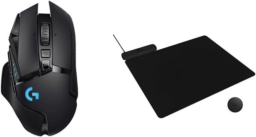 Logitech G502 HERO High Performance Wired Gaming Mouse, HERO 25K Sensor, 25,600 DPI, RGB, Adjustable Weights, 11 Programmable Buttons, On-Board Memory, PC / Mac
