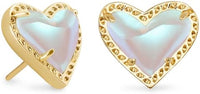 Kendra Scott Ari Heart Stud Earrings for Women, Fashion Jewelry