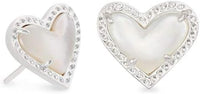 Kendra Scott Ari Heart Stud Earrings for Women, Fashion Jewelry