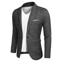 TikTok Shop Back to School COOFANDY Men's Blazer Casual Sport Coats Slim Fit One Button Suit Jacket Lightweight Sports Jacket