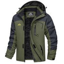 MAGCOMSEN Men's Winter Coats Waterproof Ski Snow Jacket Warm Fleece Jacket Parka Raincoats With Multi-Pockets