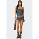 Jagger Low Rise Denim Shorts