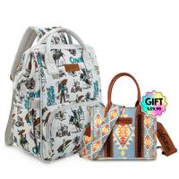 [Gift:Classic Tote] Beige Backpack