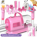 Dog Grooming Vacuum Kit, Pet Grooming Vacuum with Clipper Nail Grinder, 2.5L Dust Cup Dog deshedding Vacuum Brush with 4-6 Pet Grooming Tools for Shedding Pet Hair, Home Cleaning ##TikTokShopBacktoSchool