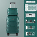 HOt 2025 multifunctional two-piece suitcase, YOUGGELl suitcasea must-have for going out, carry-on suitcase 20 inch+ 13inch /360° universal wheels, cup holder suitcase, chargingport suitcase unisex /business trip / travel /school must-have #outdoorfun