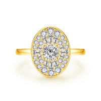 D/VVS1 Round Shape All Synthetic Moissanite Ring for Women Engagement Fine Jewelry Gift R111