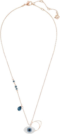 Swarovski Women's Symbolica Evil Eye Pendant Necklace, Blue, Mixed Metal Finish