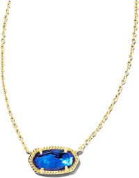 Kendra Scott Elisa Pendant Necklace for Women, Fashion Jewelry, 14k Gold-Plated