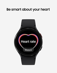 Samsung Electronics Galaxy Watch 4 40mm Smartwatch with ECG Monitor Tracker for Health Fitness Running Sleep Cycles GPS Fall Detection Bluetooth US Version - (Black) (Renewed)