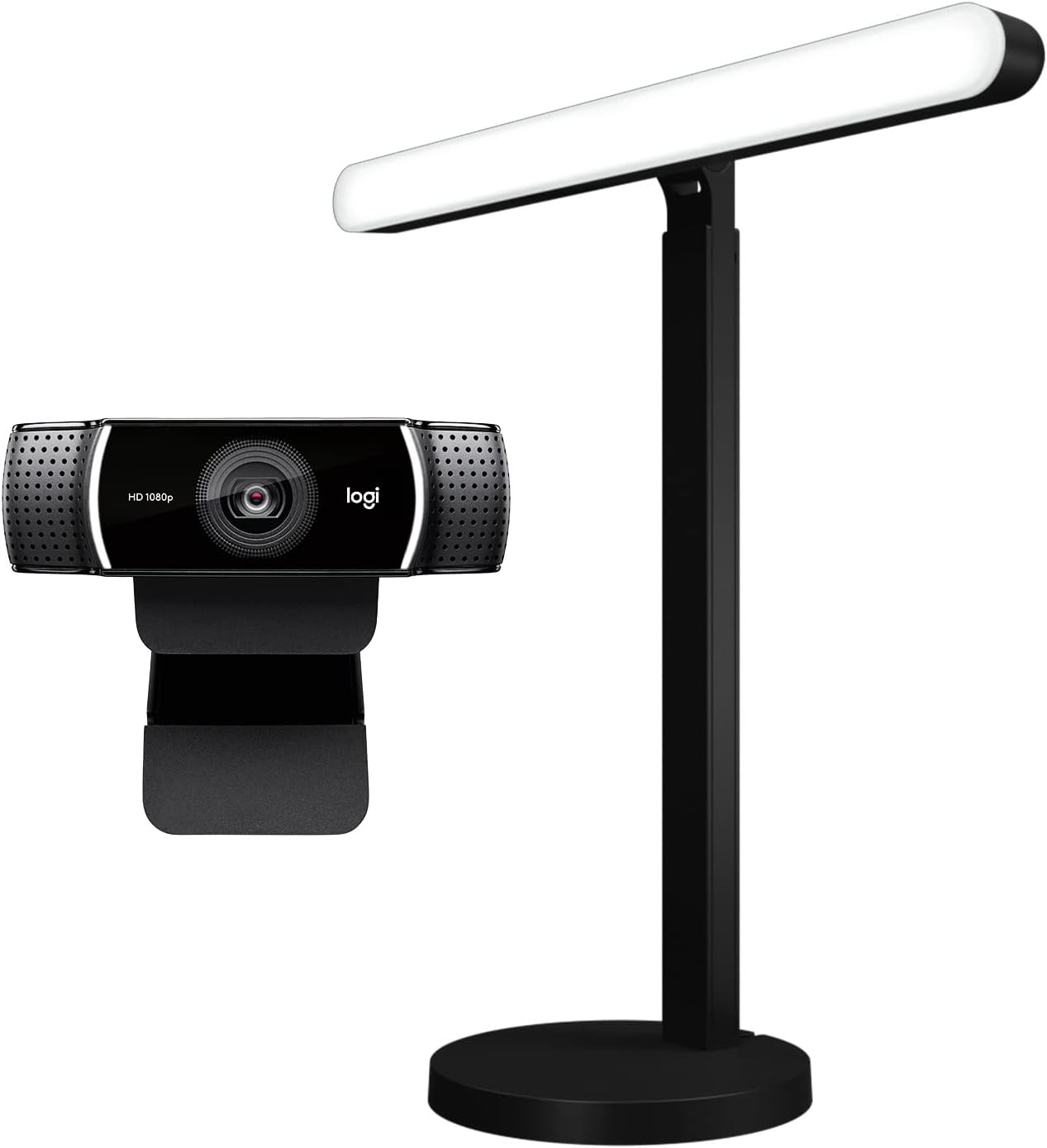 Logitech C920x HD Pro Webcam, Full HD 1080p/30fps Video, Clear Audio, HD Light Correction, PC Camera Webcam, Works with Skype, Zoom, Facetime, PC, Laptop, Mac, Tablet - Black