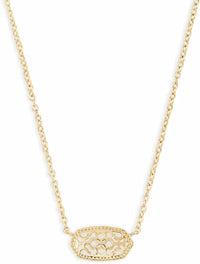 Kendra Scott Elisa Pendant Necklace for Women, Fashion Jewelry, 14k Gold-Plated