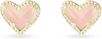 Kendra Scott Ari Heart Stud Earrings for Women, Fashion Jewelry
