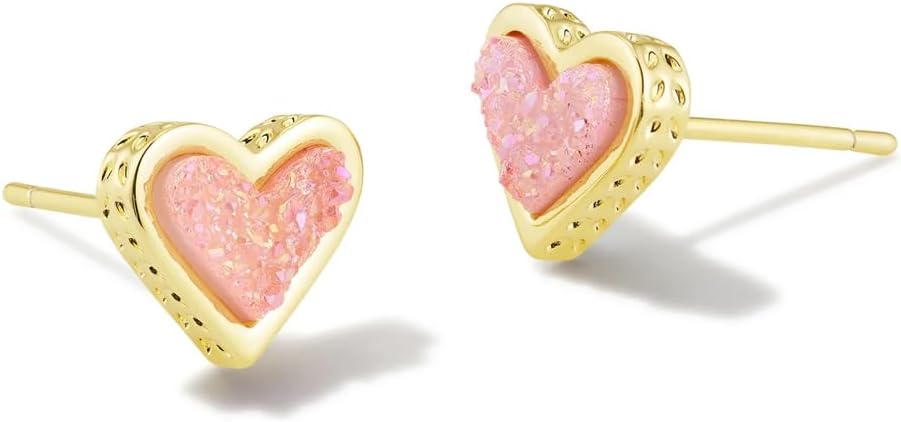 Kendra Scott Ari Heart Stud Earrings for Women, Fashion Jewelry