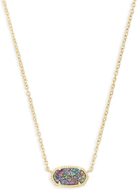 Kendra Scott Elisa Pendant Necklace for Women, Fashion Jewelry, 14k Gold-Plated