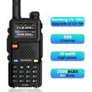 BAOFENG Radio K5PLUS 10W Max Power Long Range Handheld Ham Radio, Rechargeable Walkie Talkie Long Range Two Way GMRS Radio with NOAA Weather Alert Copy Frequency USB-C Charginng Emergency Survival Gear Audio