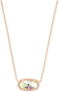 Kendra Scott Elisa Pendant Necklace for Women, Fashion Jewelry, 14k Gold-Plated