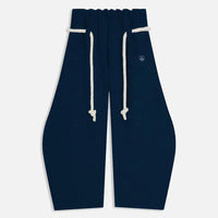 Aelfric Eden Baggy Wide Leg Pants for Women Casual Elastic Waist Lantern Trouser Sweatpants Womenswear Everyday Comfortable Nautical Rope Drawstring Unisex Fit 155-185cm
