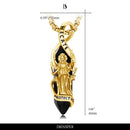 DRINSPER Hecate Necklace 925 Sterling Silver Goddess of Witches of Magic Hekate Pendant Necklace Ancient Greek Mythology Night of Hekate The Ancient Origins of the Goddess of Witchcraft and Moon Amulet Jewelry Pagan Jewelry for Women Men