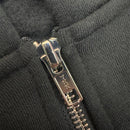 350 GSM 'Black' Zip-Up Hoodie
