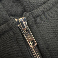 350 GSM 'Black' Zip-Up Hoodie