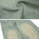Aelfric Eden Basic Unisex Essential Loose Jeans Basic Regular Jeans Classic Blue Denim for Men & Women