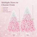 【Led Light】Yaheetech Pre-lit Artificial Christmas Tree with Incandescent Warm White Lights, Snow Flocked Full Prelighted Xmas Tree Foldable Stand Decor Decoration Ornaments