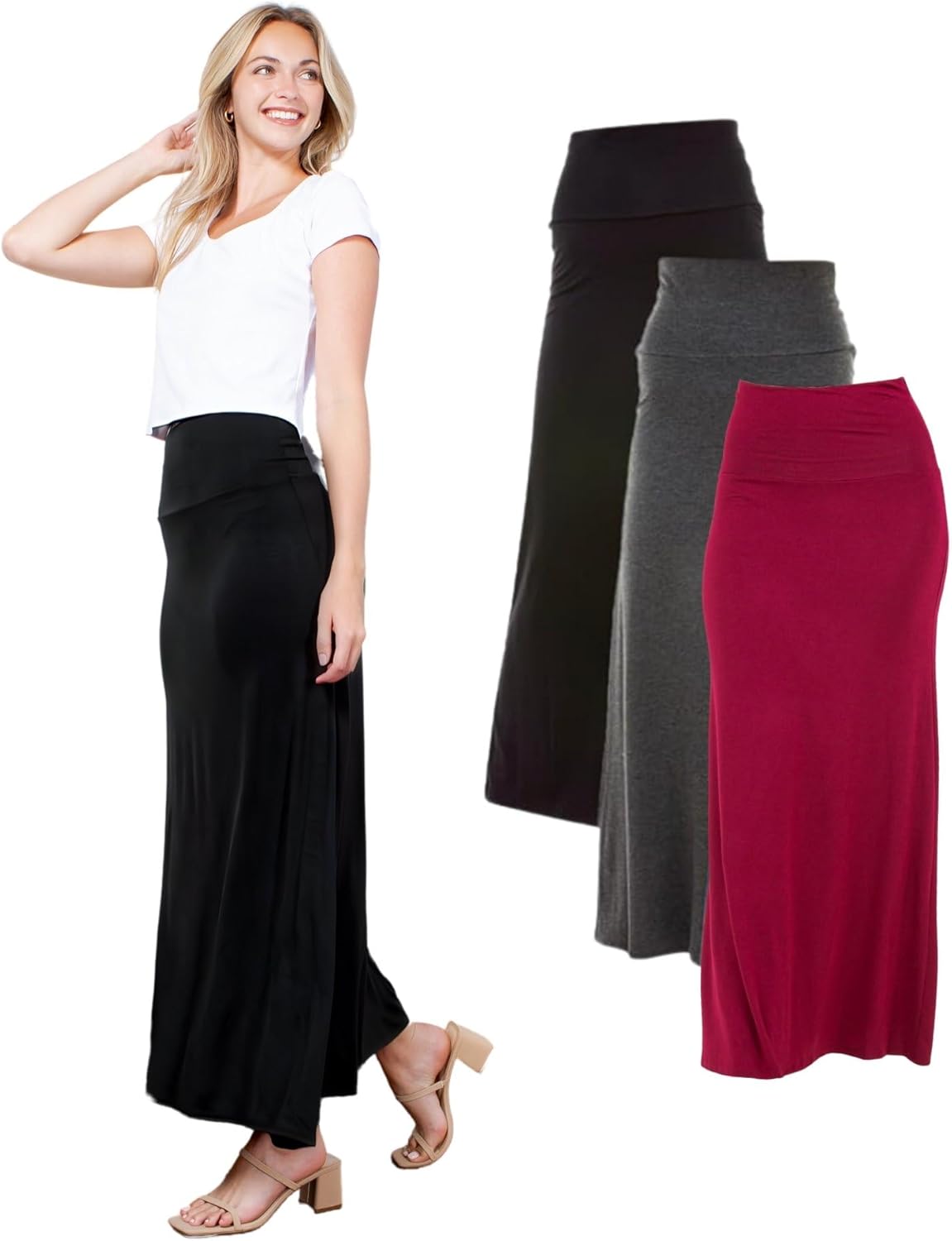 Black, Burgundy, Charcoal (3 Pack) / Small