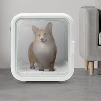 62L Large Capacity Pet Dryer Box - Ultra Quiet, Smart Temperature Control, 360 Drying, Fast Drying, Low Noise, Easy to Use, Perfect for Cats and Small Dogs - White Standard dog hair house dryer