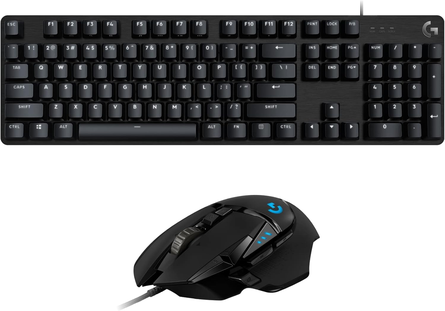 Logitech G502 HERO High Performance Wired Gaming Mouse, HERO 25K Sensor, 25,600 DPI, RGB, Adjustable Weights, 11 Programmable Buttons, On-Board Memory, PC / Mac