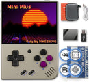 Miyoo Mini Plus OnionOS Handheld Game Console 3.5-inch 640*480 Screen 3000mAh Miyoo-mini+ with Portable Case Retro Gray