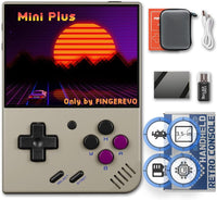 Miyoo Mini Plus OnionOS Handheld Game Console 3.5-inch 640*480 Screen 3000mAh Miyoo-mini+ with Portable Case Retro Gray